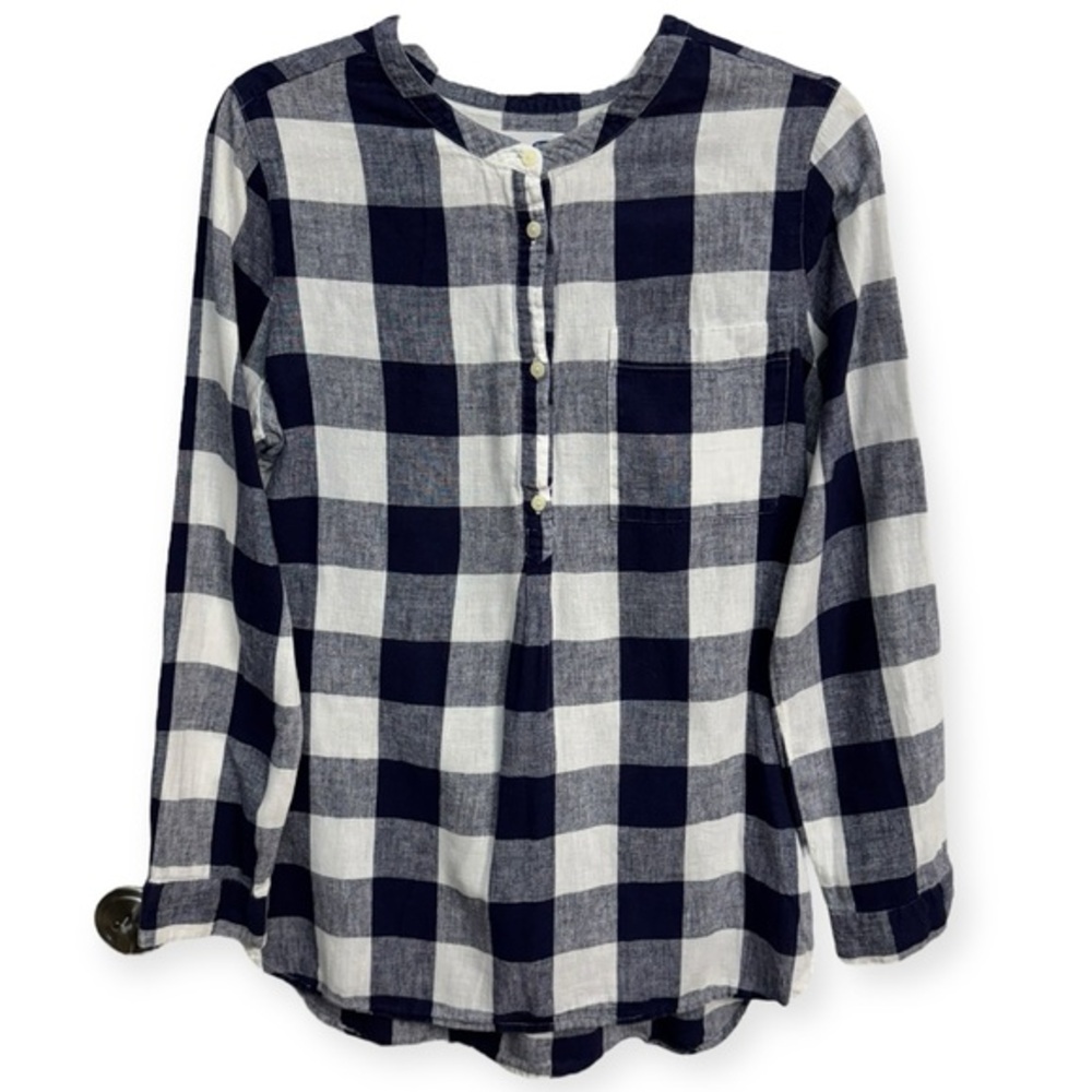 Old Navy‎ Blue and White Tunic with Classic Pattern